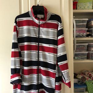 Erin London full zip tunic